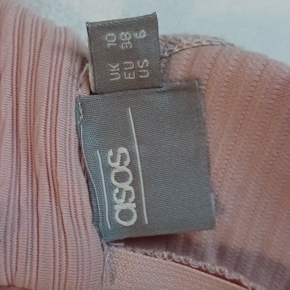 🍡 Asos pink dress size 6 bodycon midi - Picture 9 of 9